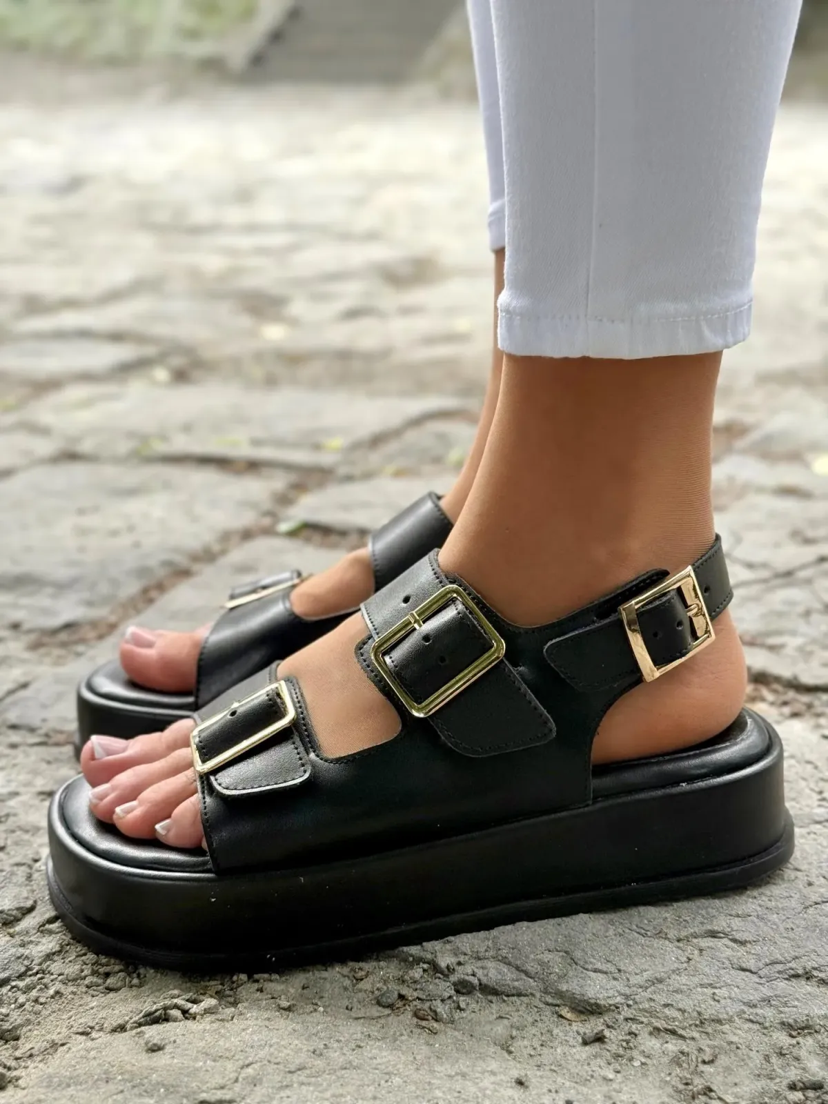 Sandałki damskie OLEKSY ze skóry naturalnej Polskiej produkcji