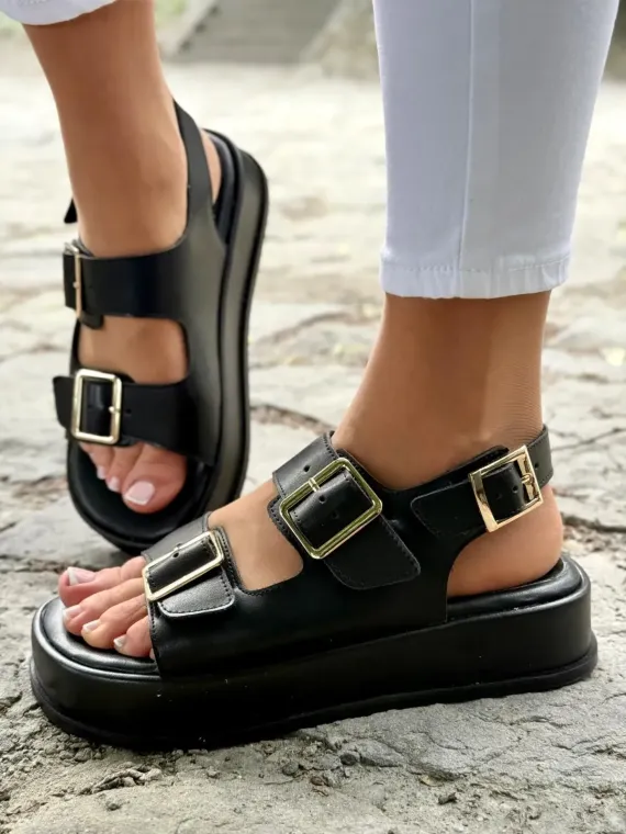 Sandałki damskie OLEKSY ze skóry naturalnej Polskiej produkcji