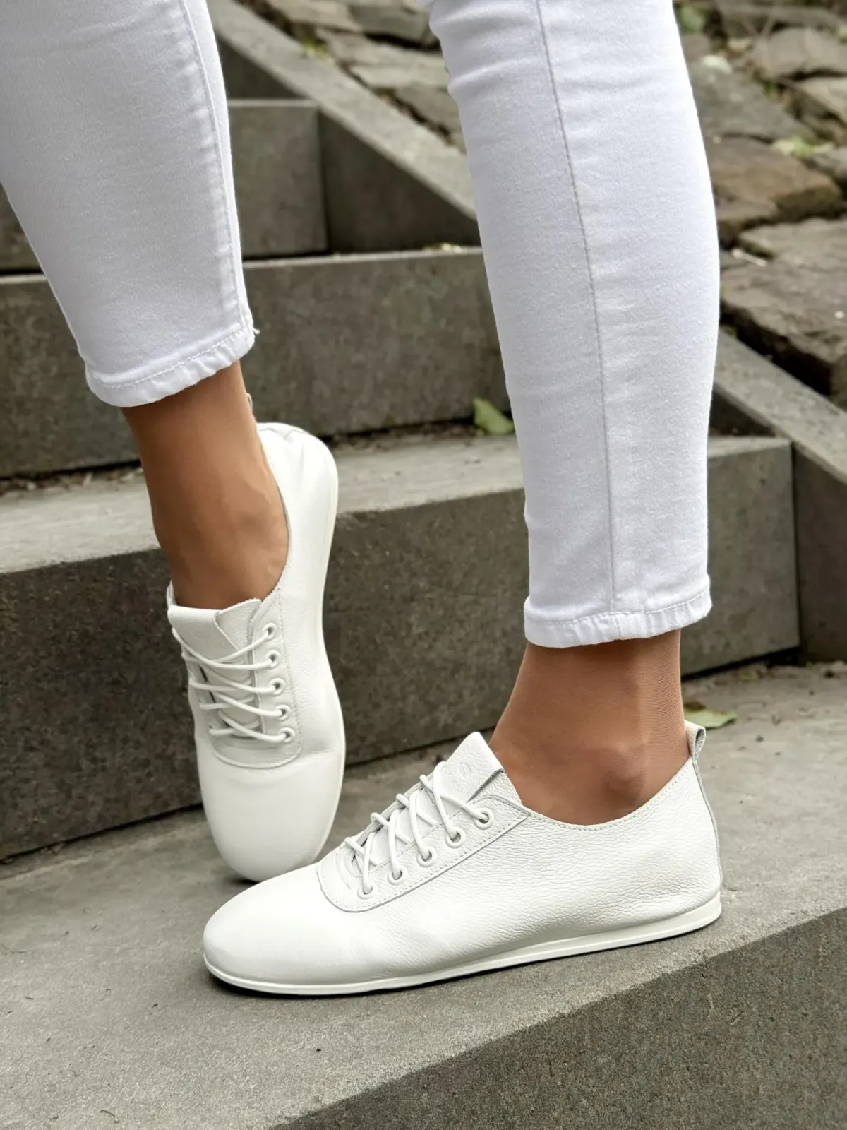 Sneakersy damskie OLEKSY ze skóry naturalnej Polskiej produkcji