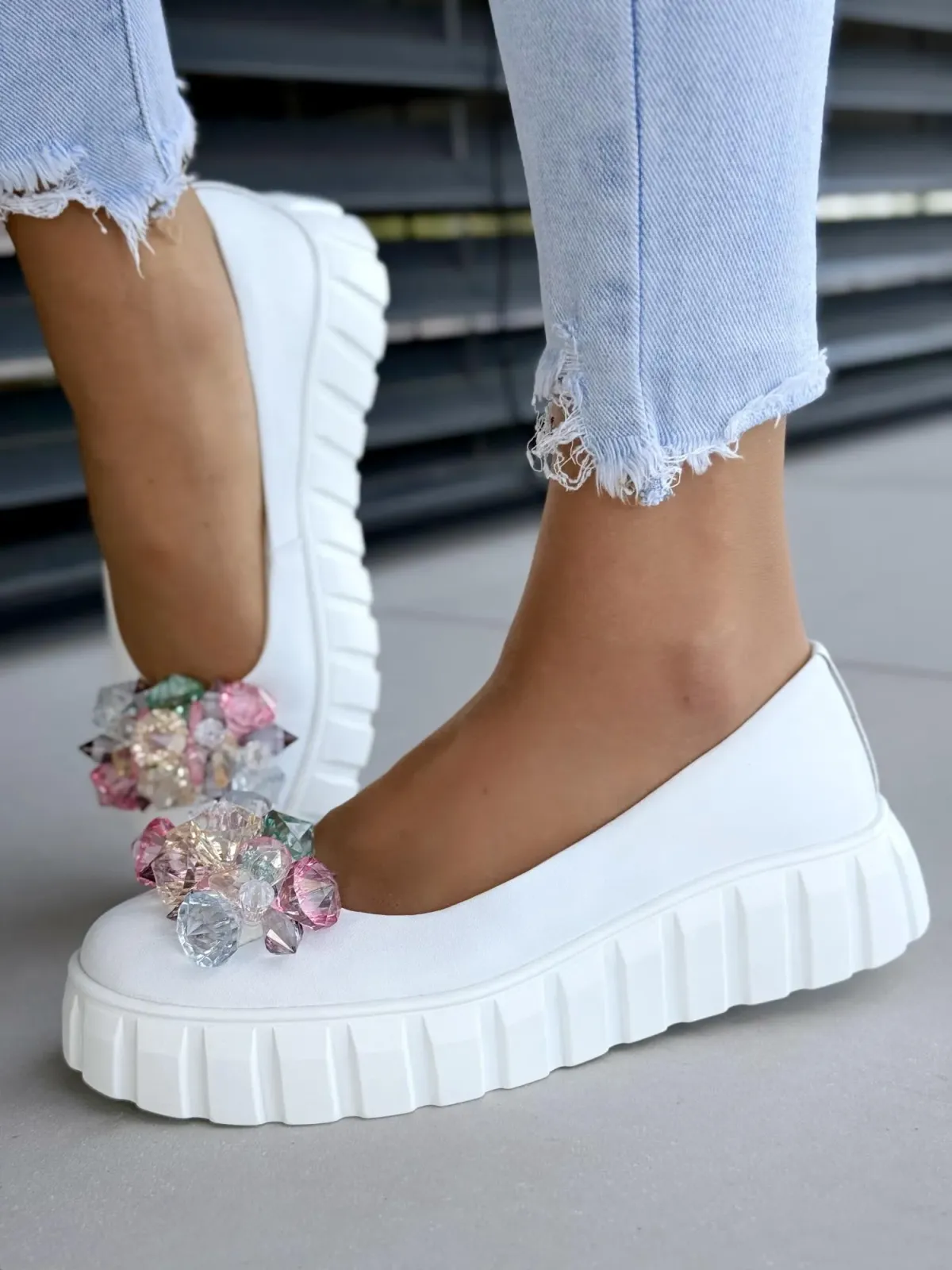 Baleriny ze skóry naturalnej