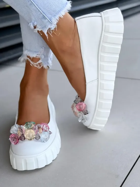 Baleriny ze skóry naturalnej