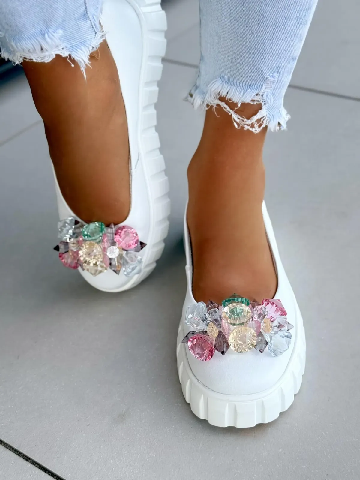 Baleriny ze skóry naturalnej