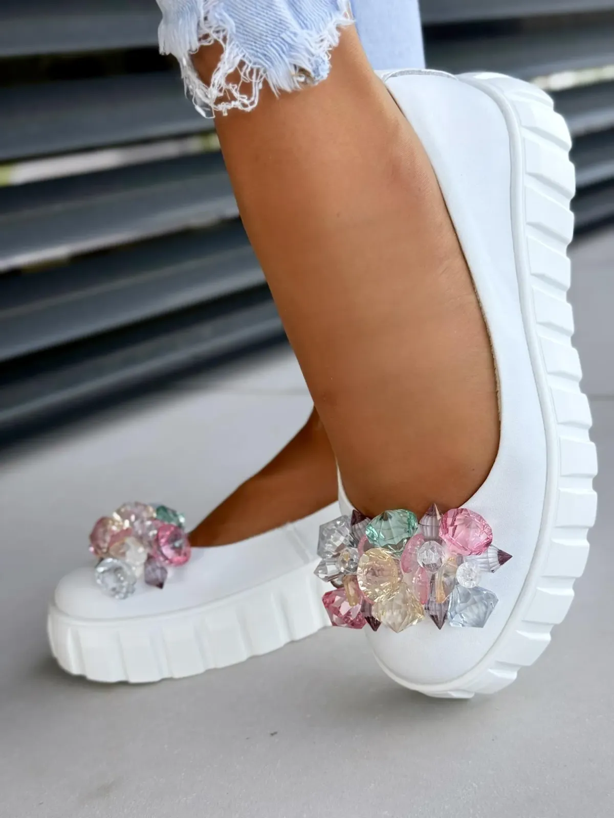 Baleriny ze skóry naturalnej