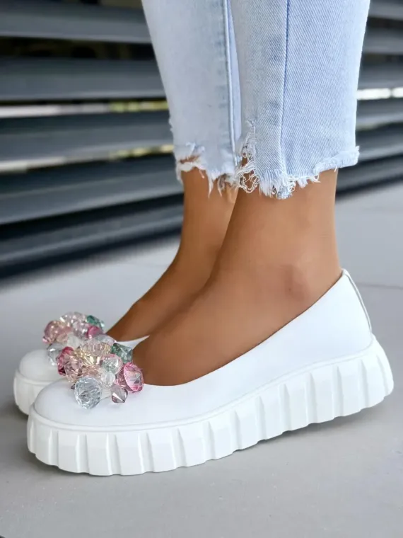 Baleriny ze skóry naturalnej