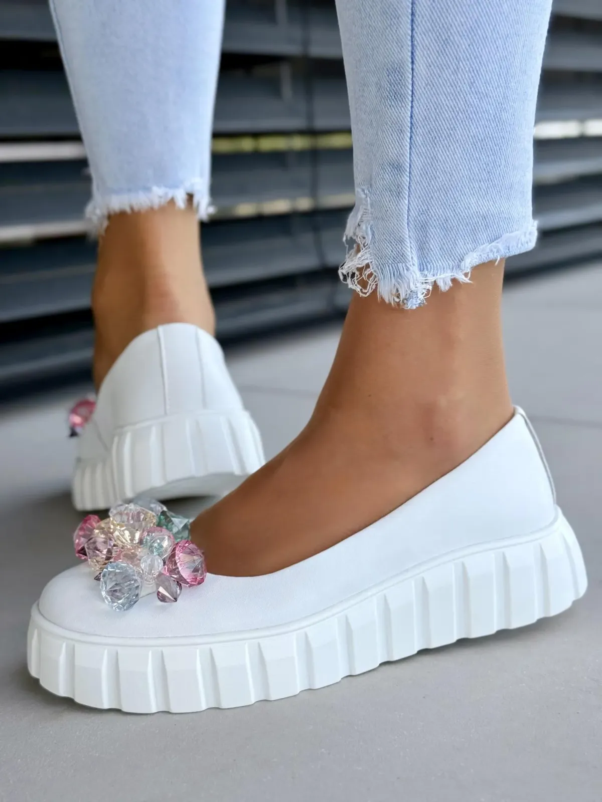 Baleriny ze skóry naturalnej