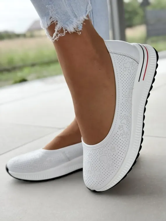 Baleriny ze skóry naturalnej