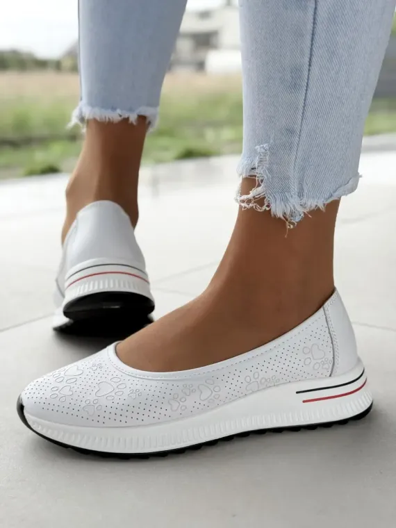 Baleriny ze skóry naturalnej