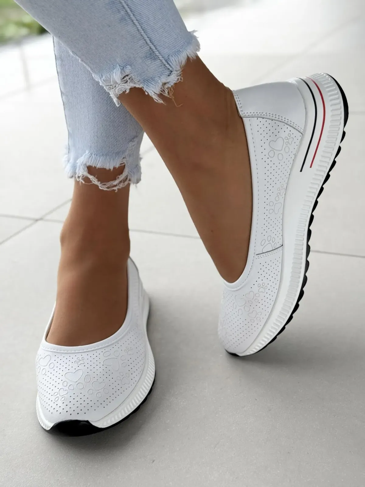 Baleriny ze skóry naturalnej