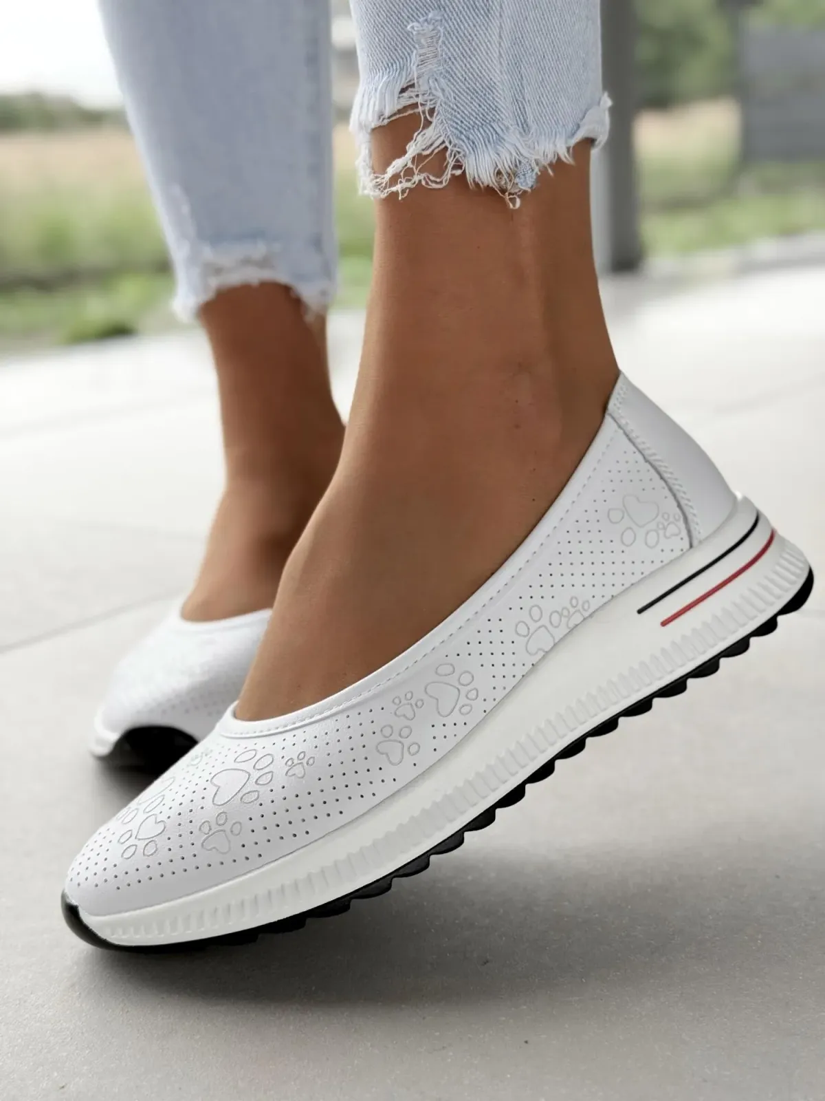 Baleriny ze skóry naturalnej