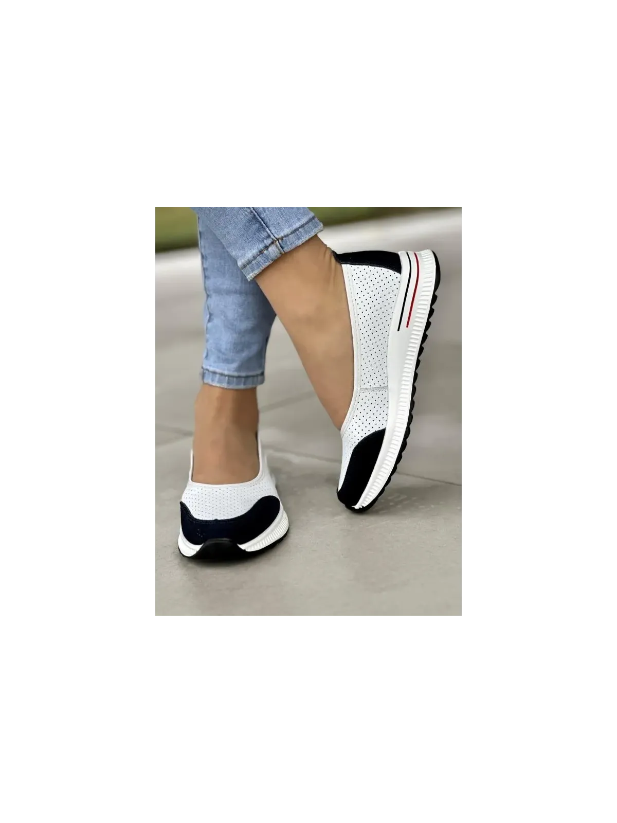 Balerinki damskie ze skóry naturalnej