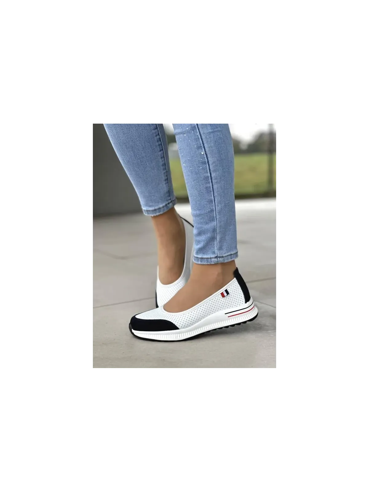 Balerinki damskie ze skóry naturalnej