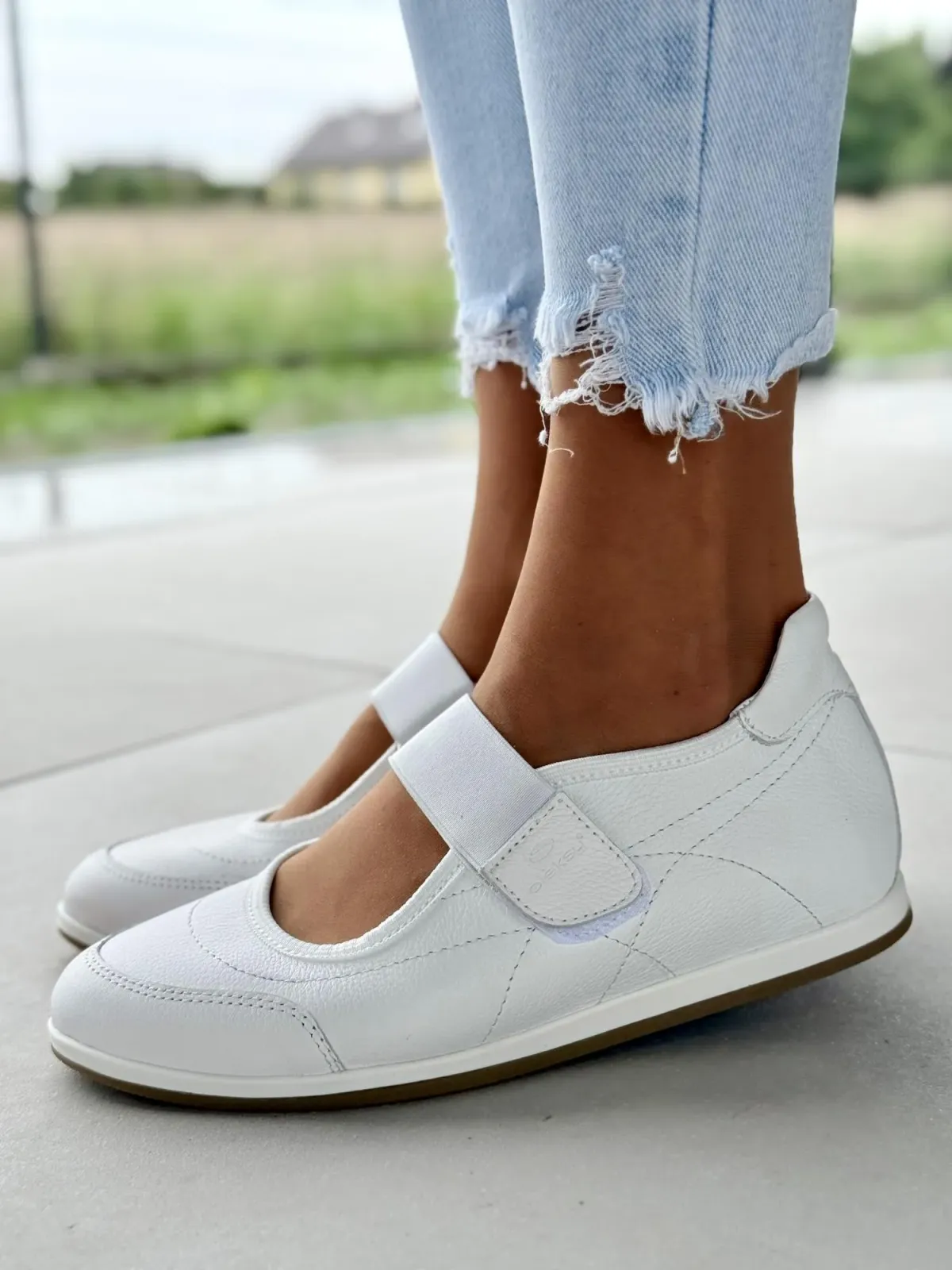 Sneakersy damskie OLEKSY ze skóry naturalnej Polskiej produkcji