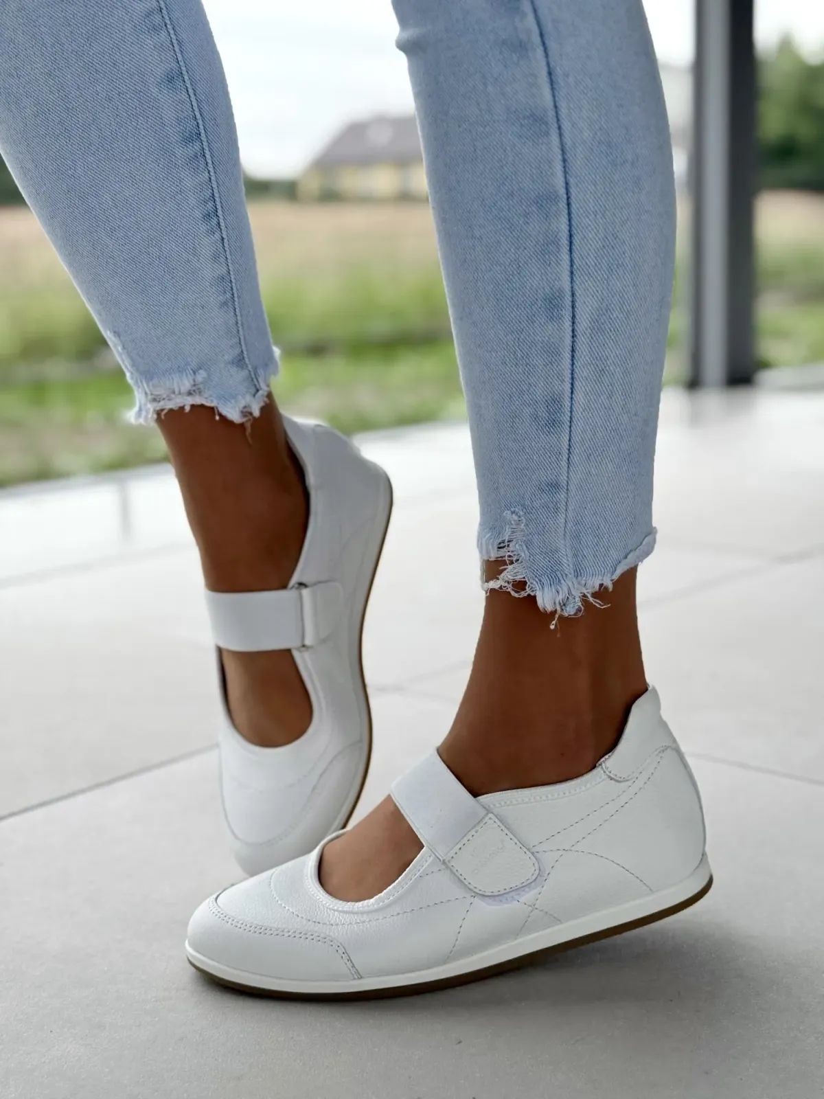 Sneakersy damskie OLEKSY ze skóry naturalnej Polskiej produkcji