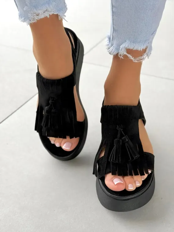 Sandałki damskie OLEKSY ze skóry naturalnej Polskiej produkcji