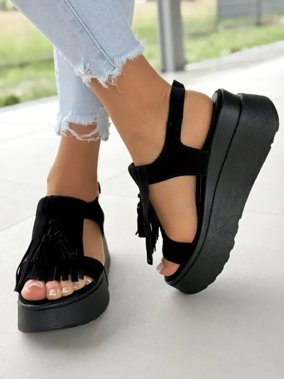 Sandałki damskie OLEKSY ze skóry naturalnej Polskiej produkcji