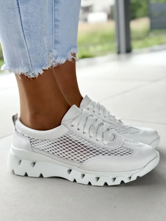 Sneakersy damskie OLEKSY ze skóry naturalnej Polskiej produkcji