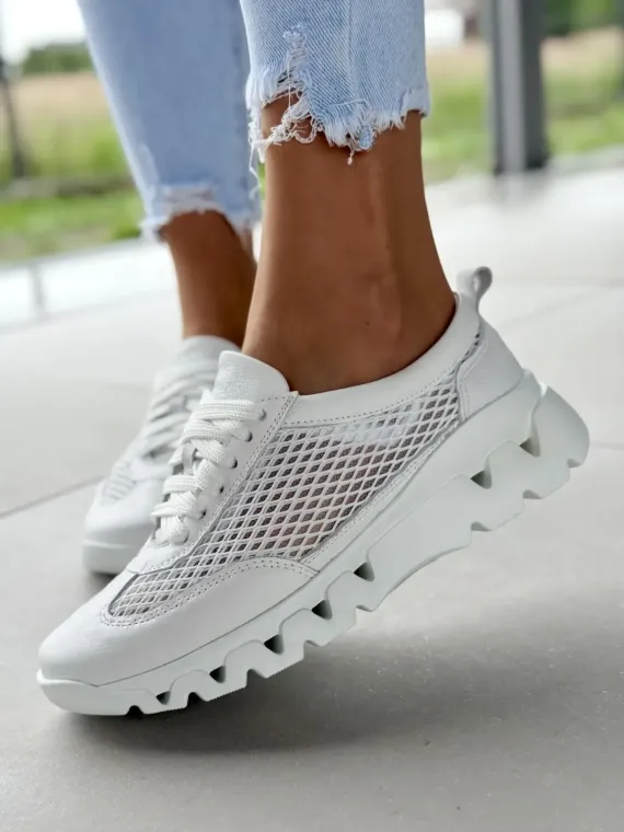 Sneakersy damskie OLEKSY ze skóry naturalnej Polskiej produkcji