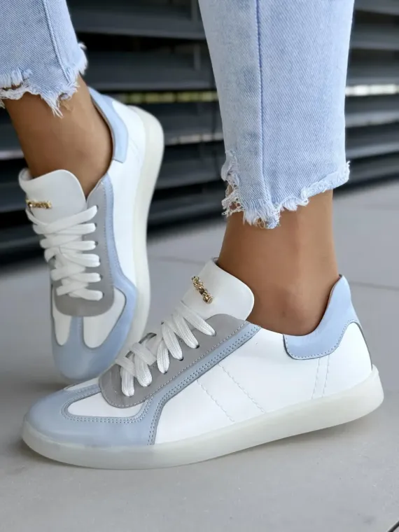 Sneakersy damskie OLEKSY ze skóry naturalnej Polskiej produkcji