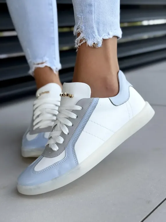 Sneakersy damskie OLEKSY ze skóry naturalnej Polskiej produkcji