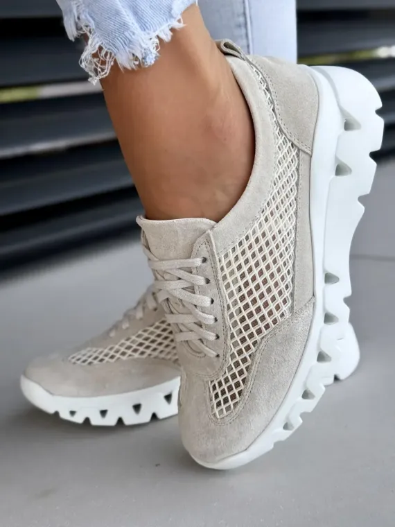 Sneakersy damskie OLEKSY ze skóry naturalnej Polskiej produkcji