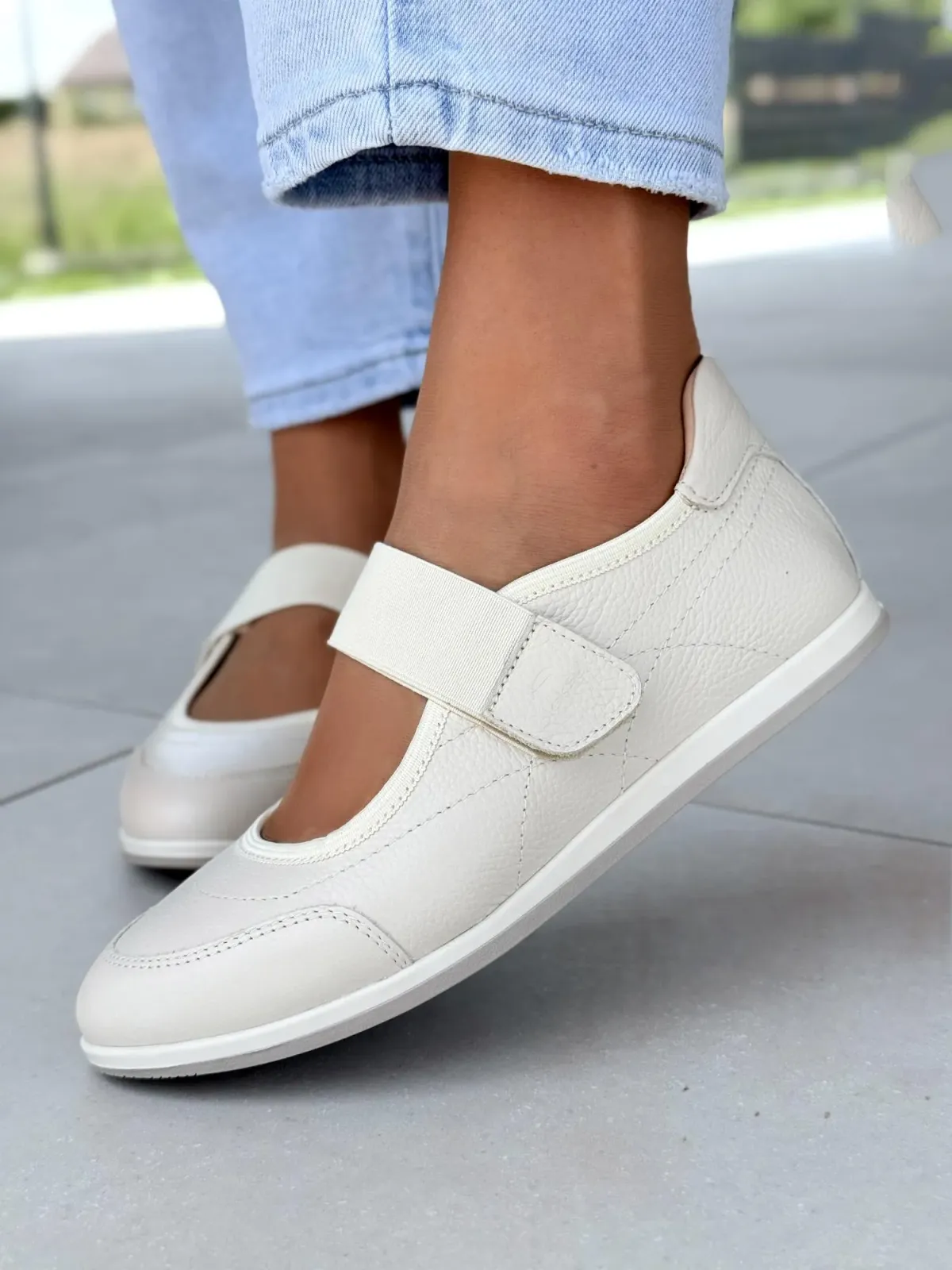 Sneakersy damskie OLEKSY ze skóry naturalnej Polskiej produkcji