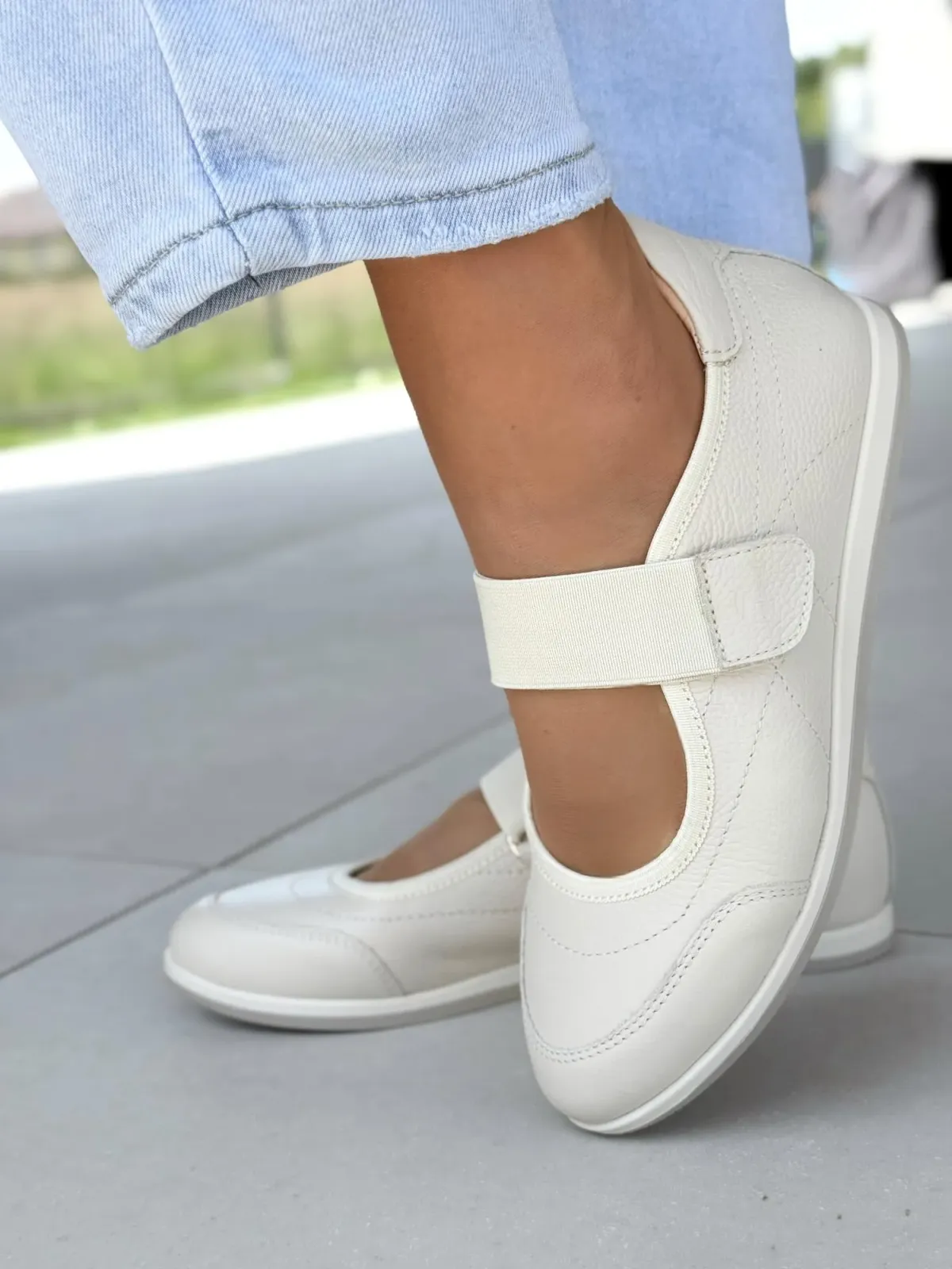 Sneakersy damskie OLEKSY ze skóry naturalnej Polskiej produkcji