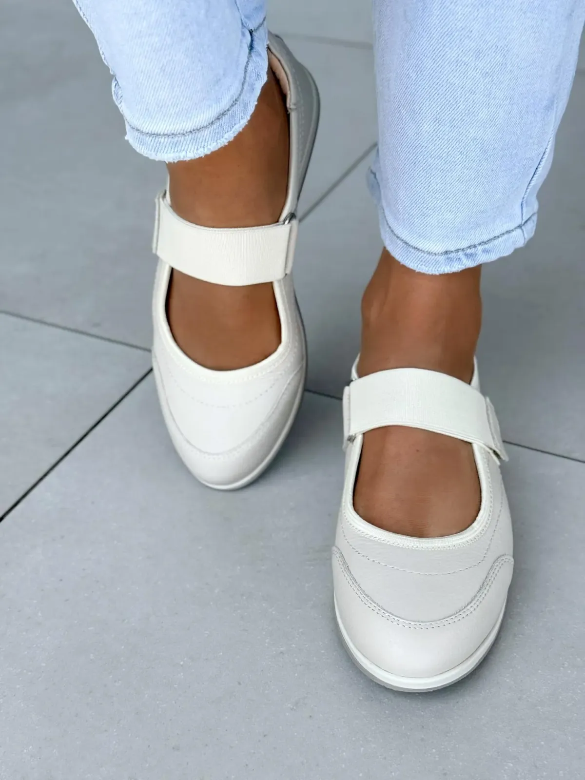 Sneakersy damskie OLEKSY ze skóry naturalnej Polskiej produkcji