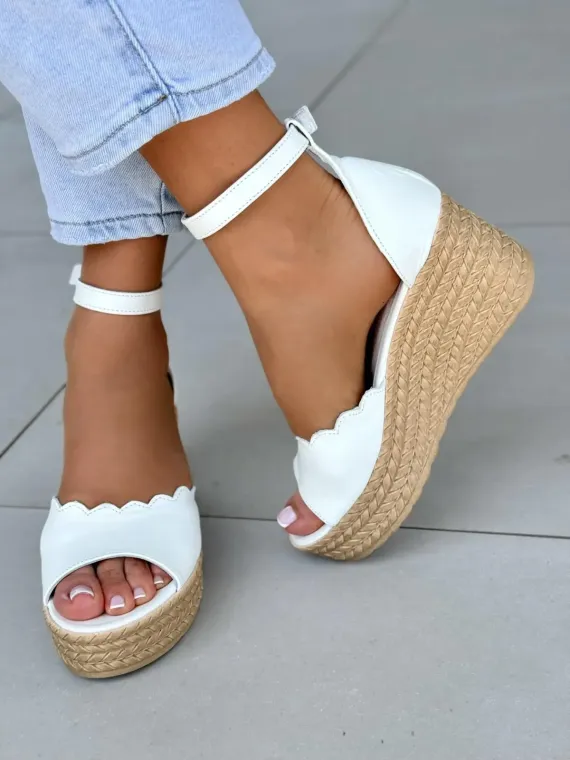 Sandałki damskie OLEKSY ze skóry naturalnej Polskiej produkcji