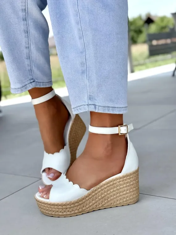 Sandałki damskie OLEKSY ze skóry naturalnej Polskiej produkcji