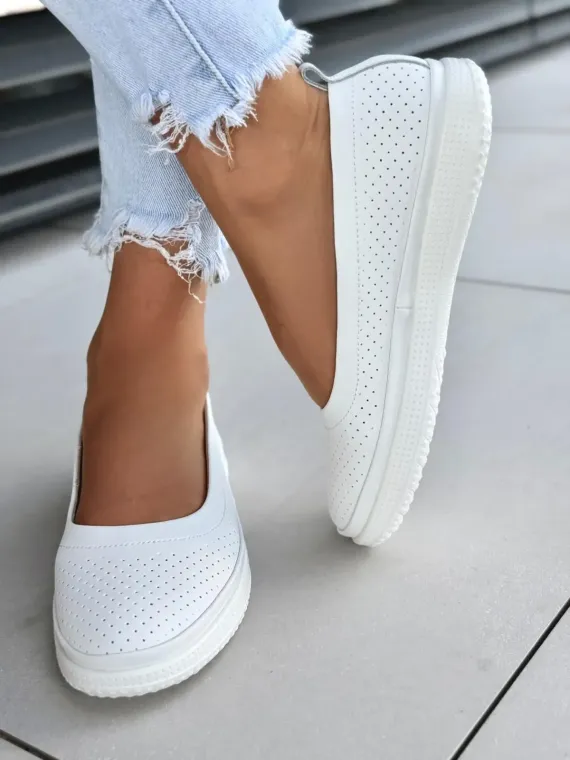 Baleriny ze skóry naturalnej