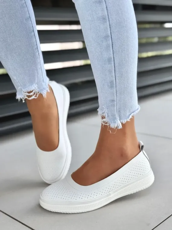 Baleriny ze skóry naturalnej