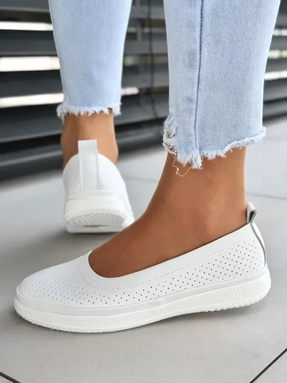 Baleriny ze skóry naturalnej