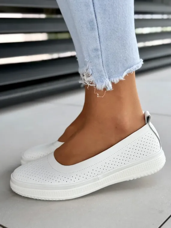 Baleriny ze skóry naturalnej