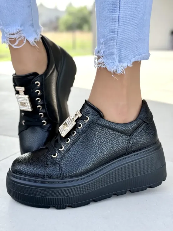 Sneakersy damskie ze skóry naturalnej