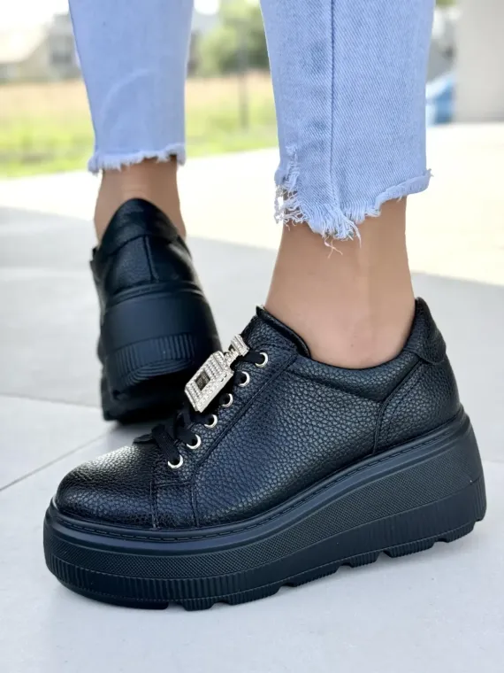 Sneakersy damskie ze skóry naturalnej