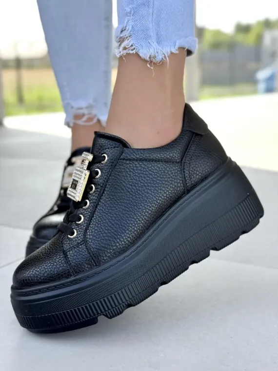 Sneakersy damskie ze skóry naturalnej