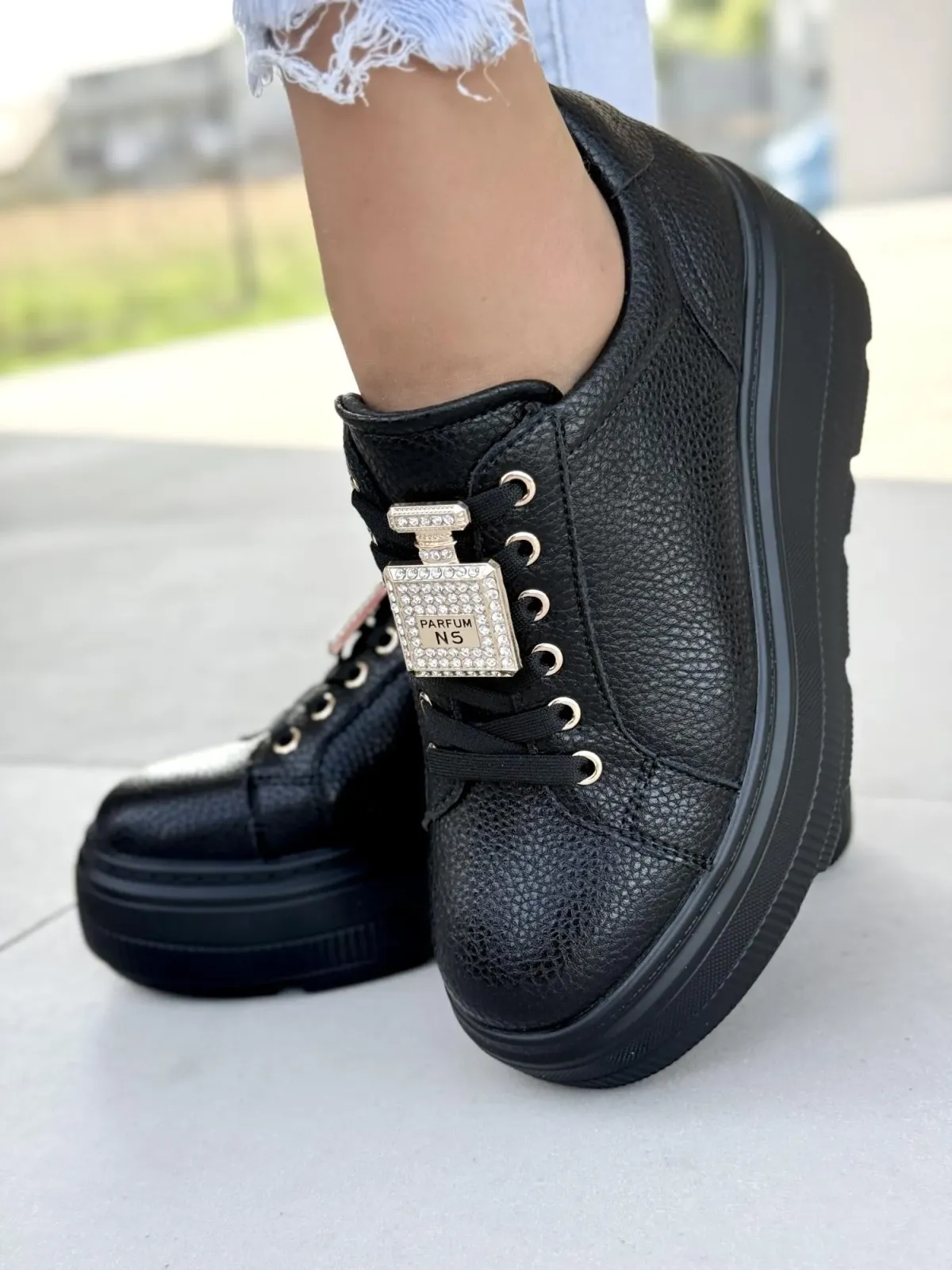 Sneakersy damskie ze skóry naturalnej