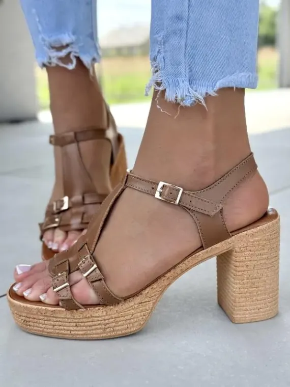 Sandałki damskie OLEKSY ze skóry naturalnej Polskiej produkcji