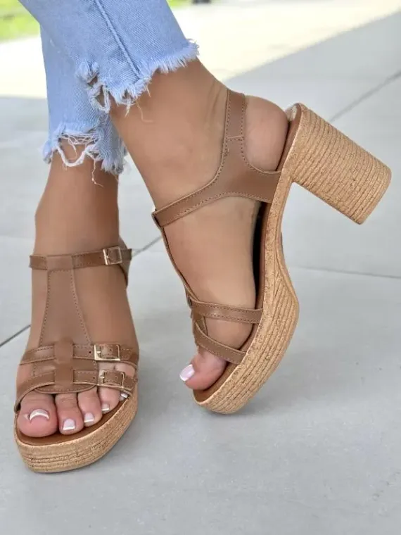 Sandałki damskie OLEKSY ze skóry naturalnej Polskiej produkcji