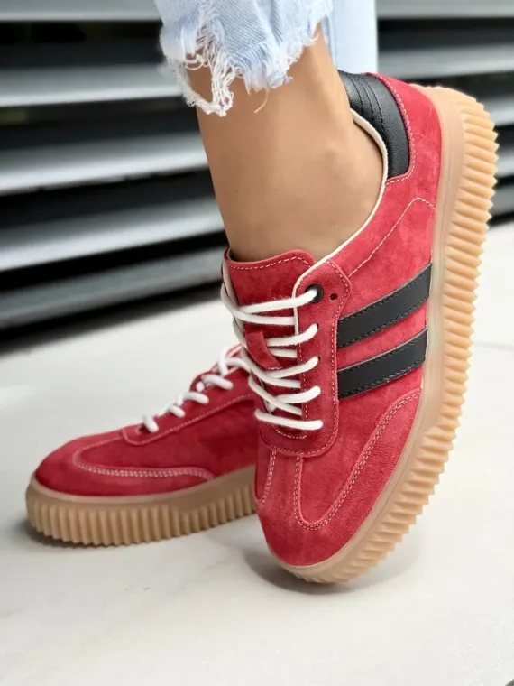 Sneakersy damskie ze skóry naturalnej