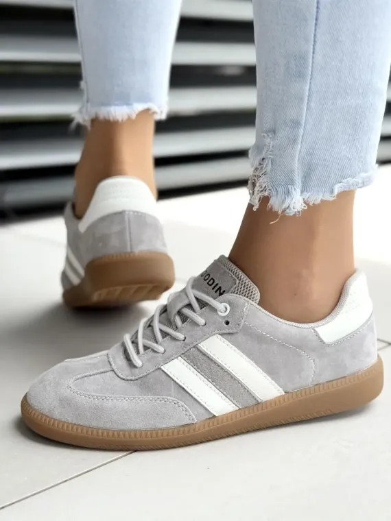 Sneakersy damskie ze skóry naturalnej