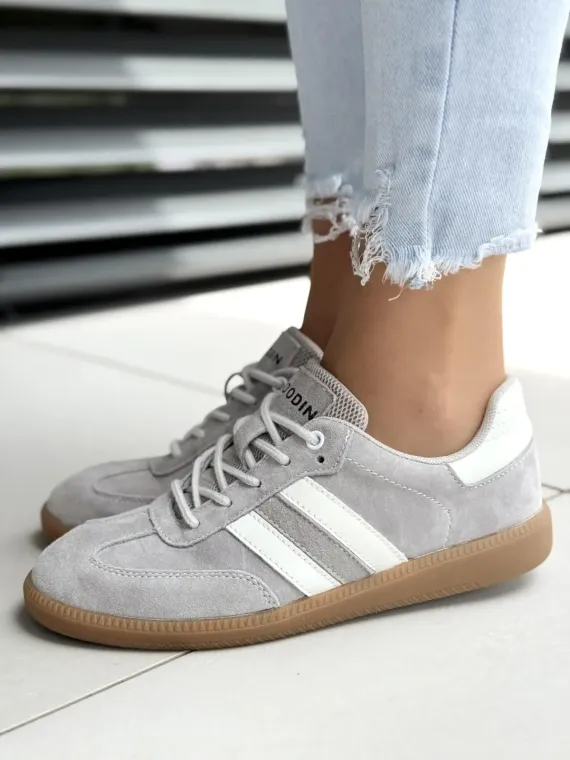 Sneakersy damskie ze skóry naturalnej