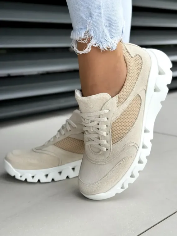 Sneakersy damskie OLEKSY ze skóry naturalnej Polskiej produkcji