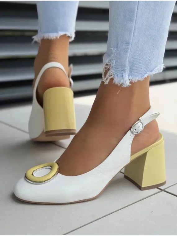 Sandały damskie ze skóry naturalnej