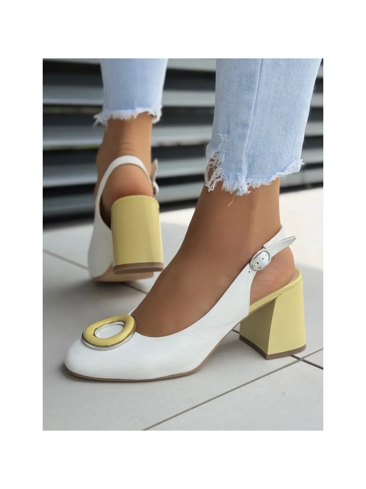 Sandały damskie ze skóry naturalnej