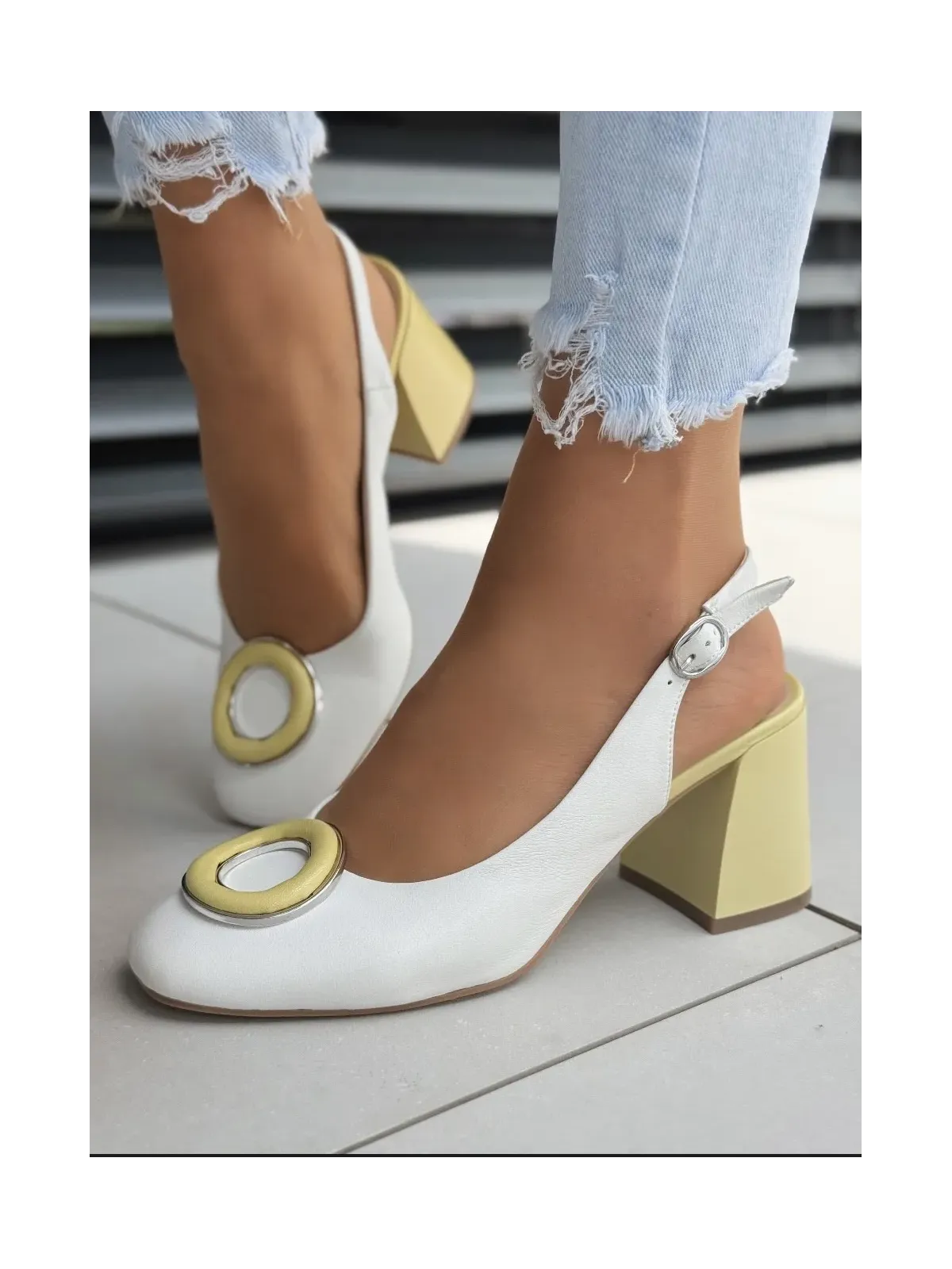 Sandały damskie ze skóry naturalnej