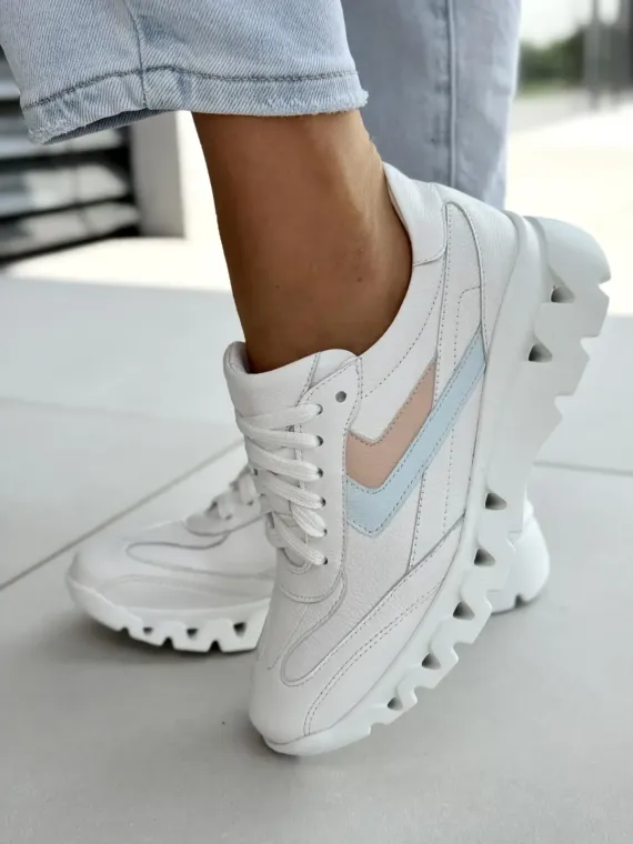 Sneakersy damskie OLEKSY ze skóry naturalnej Polskiej produkcji