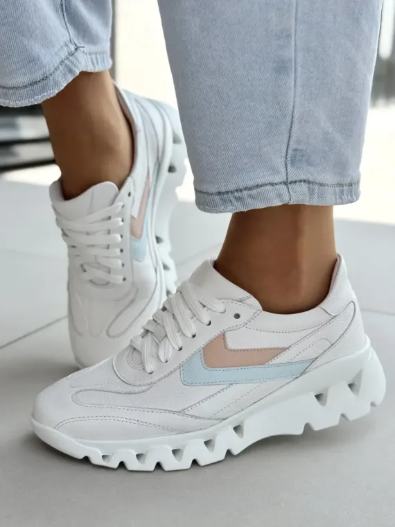 Sneakersy damskie OLEKSY ze skóry naturalnej Polskiej produkcji