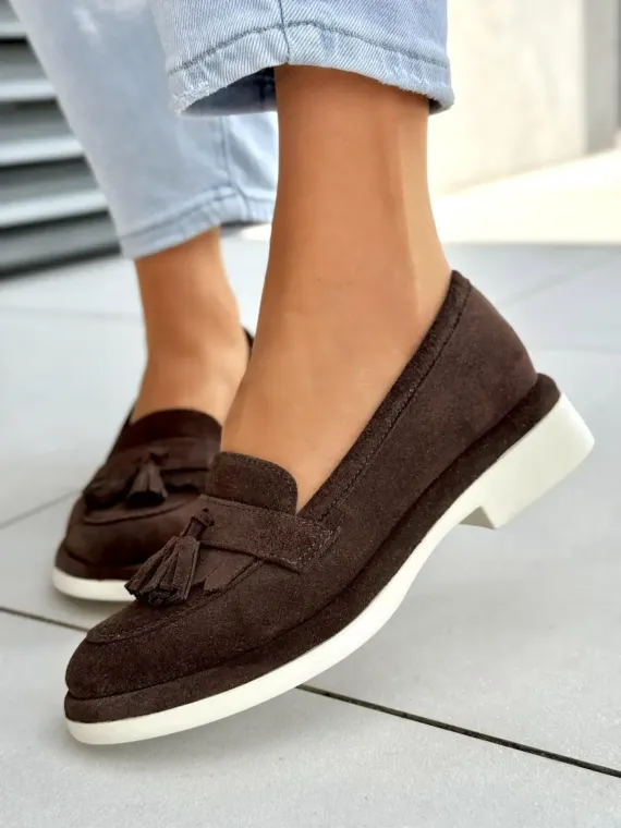 Mokasyny damskie OLEKSY ze skóry naturalnej Polskiej produkcji