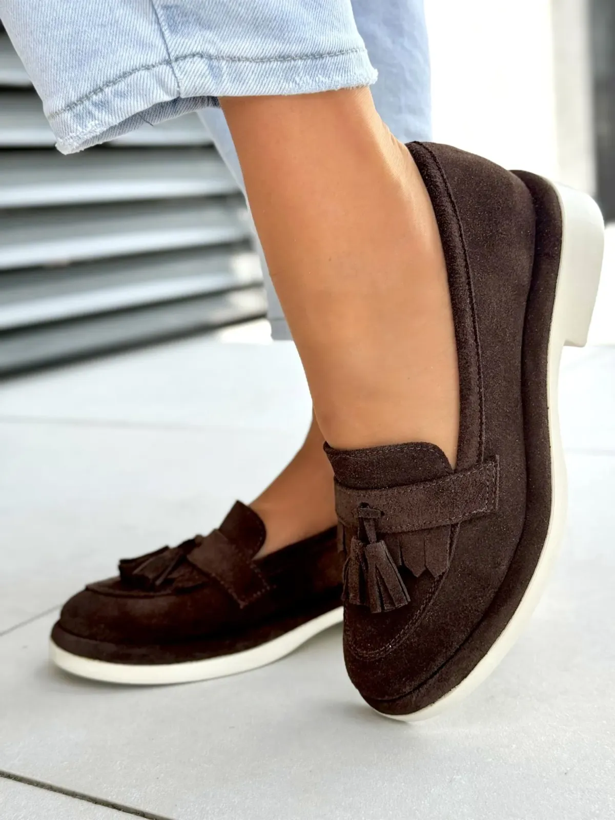 Mokasyny damskie OLEKSY ze skóry naturalnej Polskiej produkcji